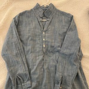 Coldwater Creek lightweight light blue cotton tunic